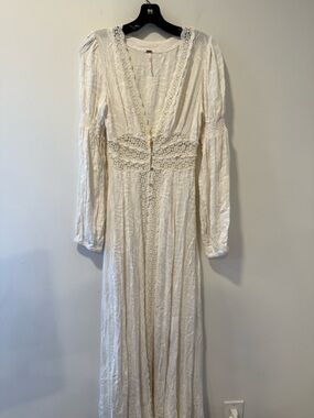 Free People White Dress Size X-Small #Lux-R